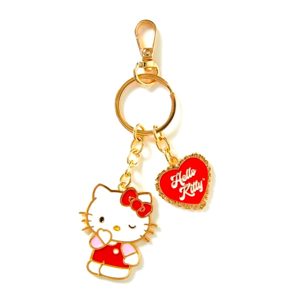 NEW! HELLO KITTY X FOREVER 21 VALENTINES KEYCHAIN
